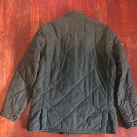 J. Crew quilted green jacket - Picture 2 of 3